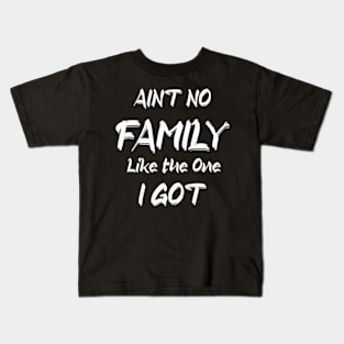 Aint No Family Like the One I Got Kids T-Shirt